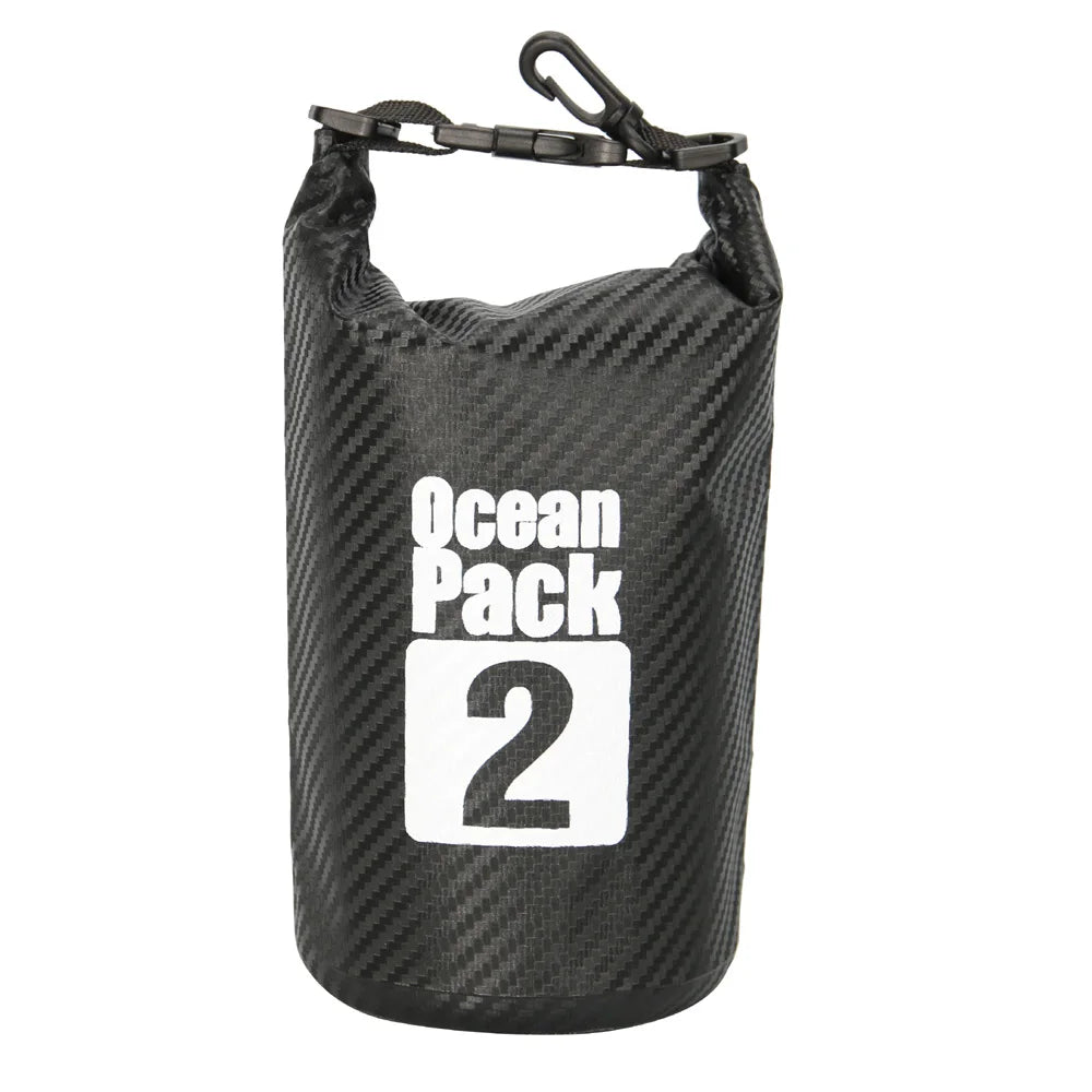 AquaProtect Carbon Fiber Waterproof Swimming Bag Dry Sack
