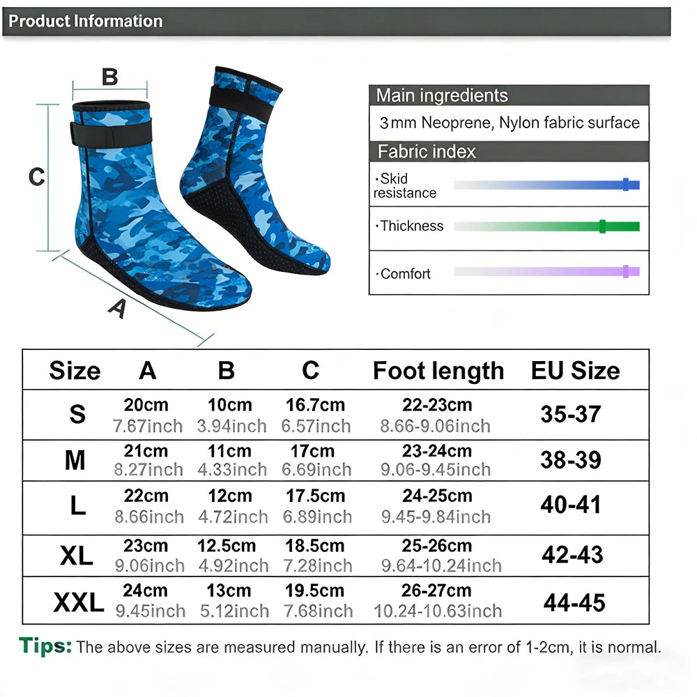 AquaShield Neoprene Socks