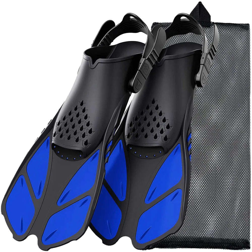 AquaFlow Adjustable Snorkel Fins