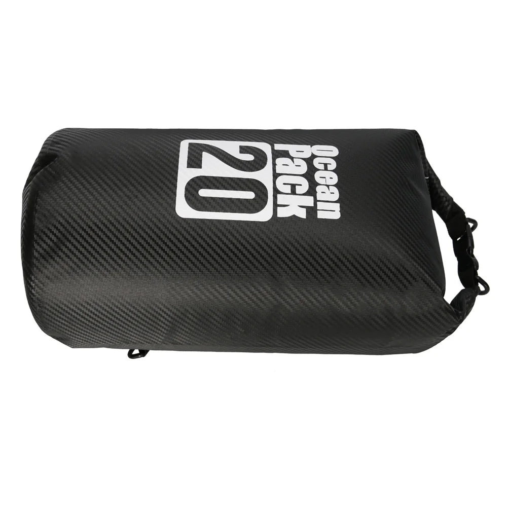 AquaProtect Carbon Fiber Waterproof Swimming Bag Dry Sack