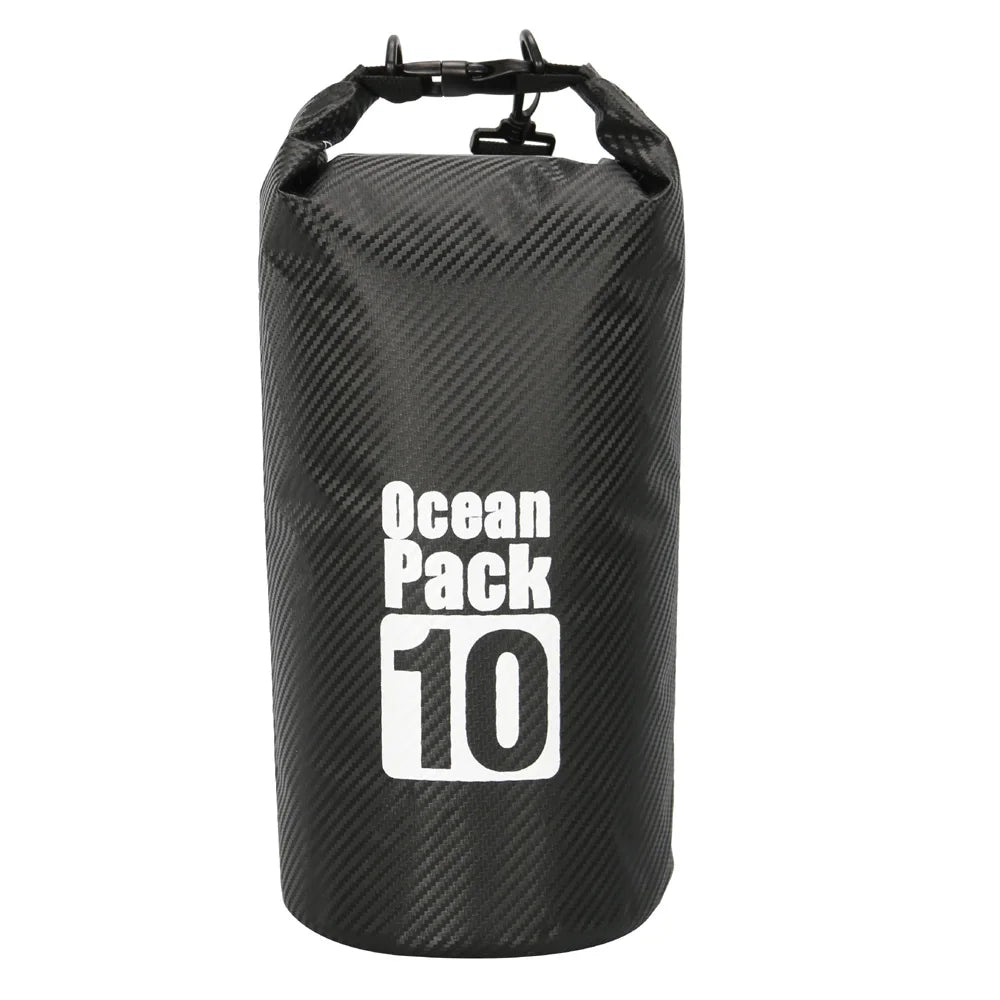 AquaProtect Carbon Fiber Waterproof Swimming Bag Dry Sack