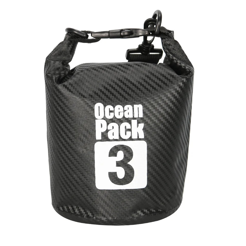 AquaProtect Carbon Fiber Waterproof Swimming Bag Dry Sack