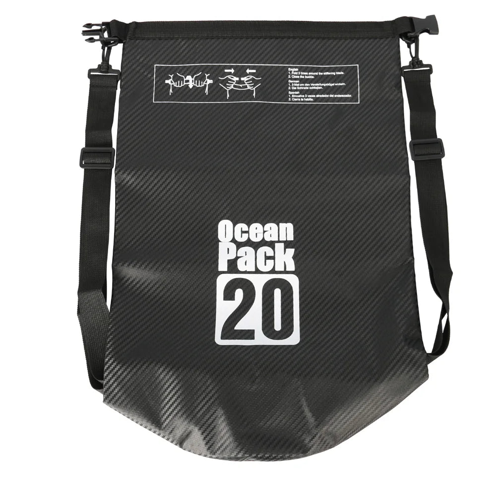 AquaProtect Carbon Fiber Waterproof Swimming Bag Dry Sack
